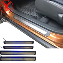 ABS led step sill cover For honda brv br-v side door sill bumper guard part For honda brv accessories YCSUNZ