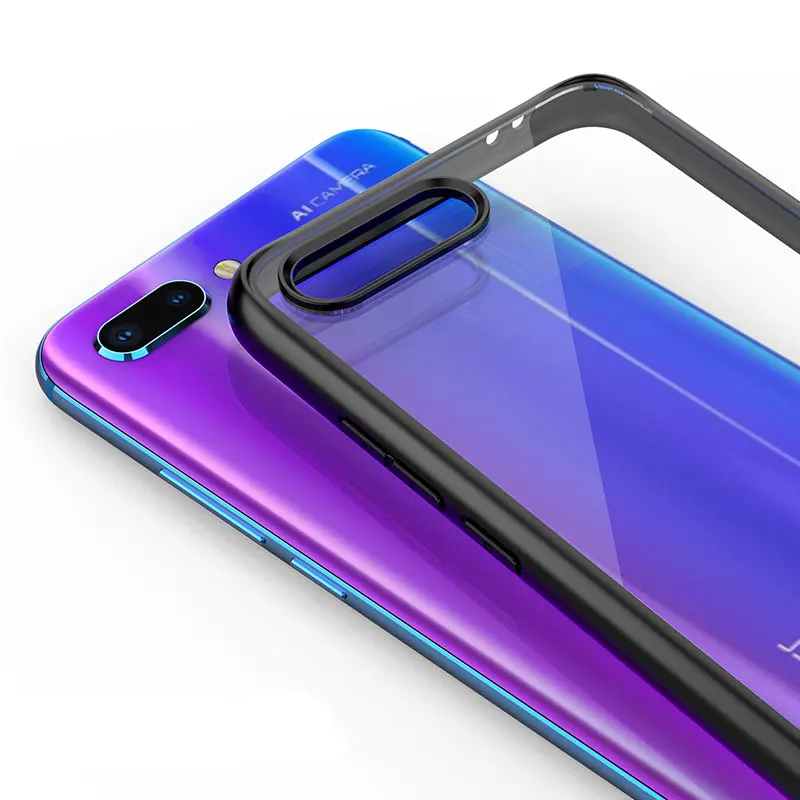 Ascromy For Huawei Honor 10 Case Hard Back Cover Silicone Bumper Protective Phone for Honor10 Accessories |