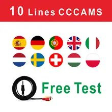 Лучший стабильный CCCams Cline 1 год Европа Испания Германия Польша Австрия Португалия cccams используется на спутниковом ТВ ресивере freesat V7