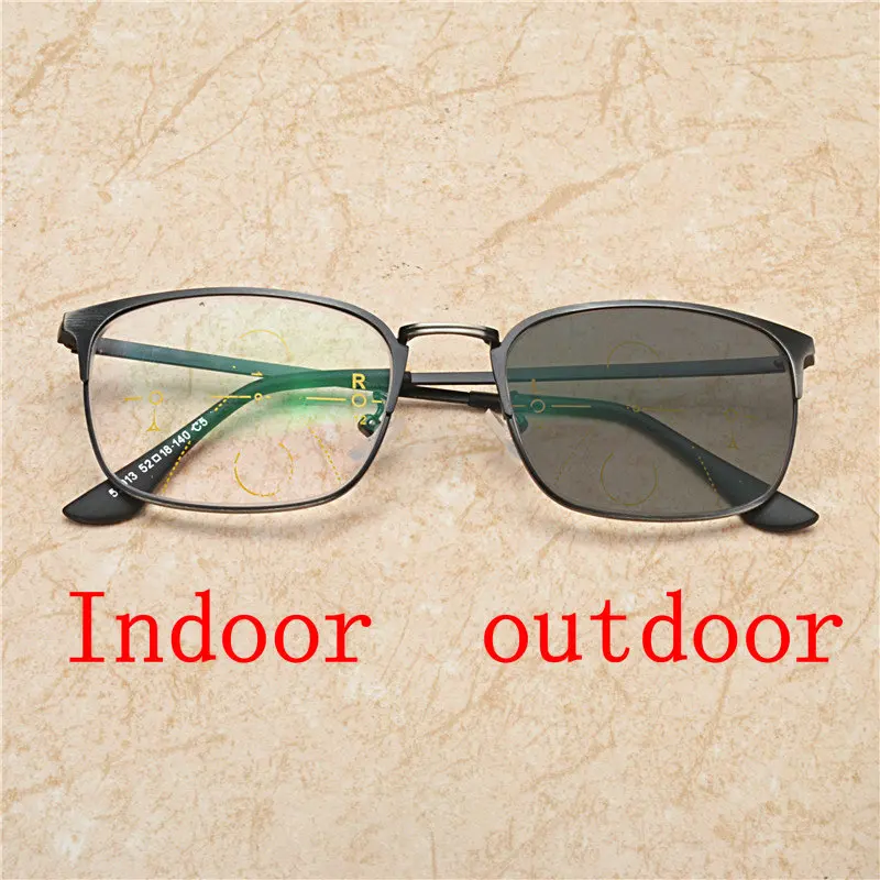 

Progressive Multifocal glasses Transition Sunglasses Photochromic Reading Glasses Points for Reader Near Far sight diopter FML
