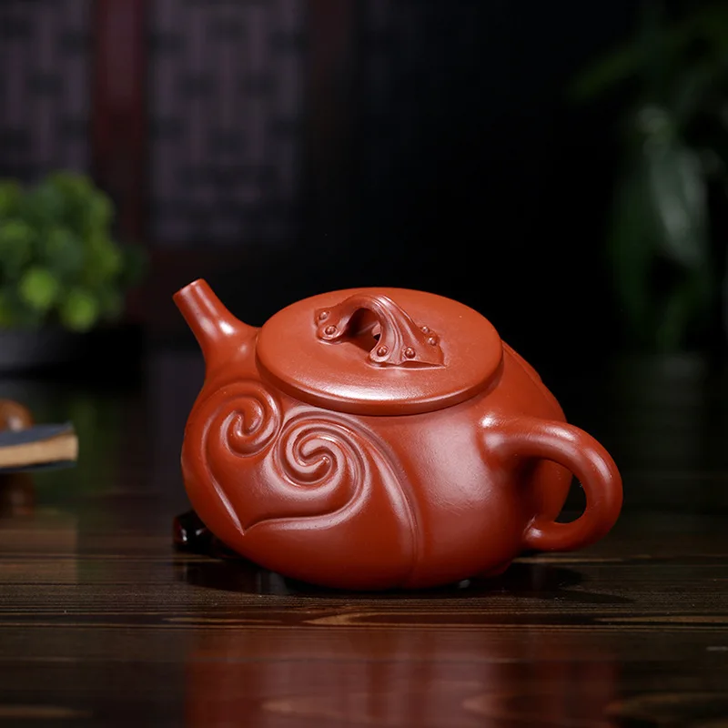 Рекомендуется вручную НЕОБРАБОТАННАЯ руда dahongpao stone gourd ladle pot чайник чайный набор Подарочная Настройка