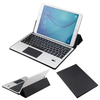 

New Arrival Detachable Aluminum Bluetooth Touchpad Keyboard+Folio PU Leather Protective Case Stand Cover For Teclast P98/P98 Air