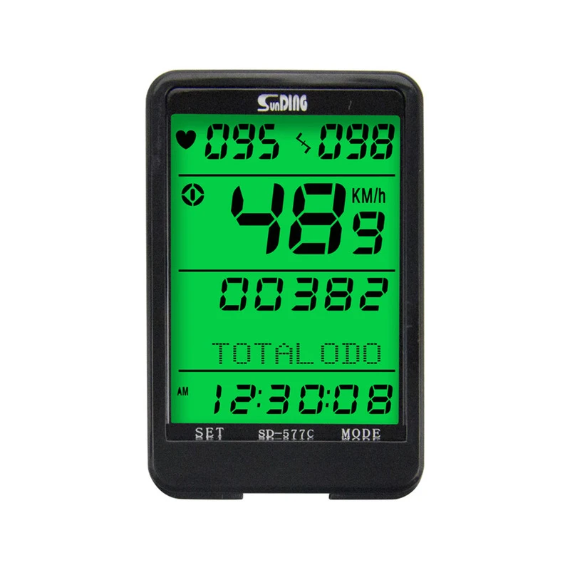 

HLBY-Sunding SD-577C bike speedometer wireless heart rate cadence ant monitor stopwatch bicycle computer cycling odometer acce