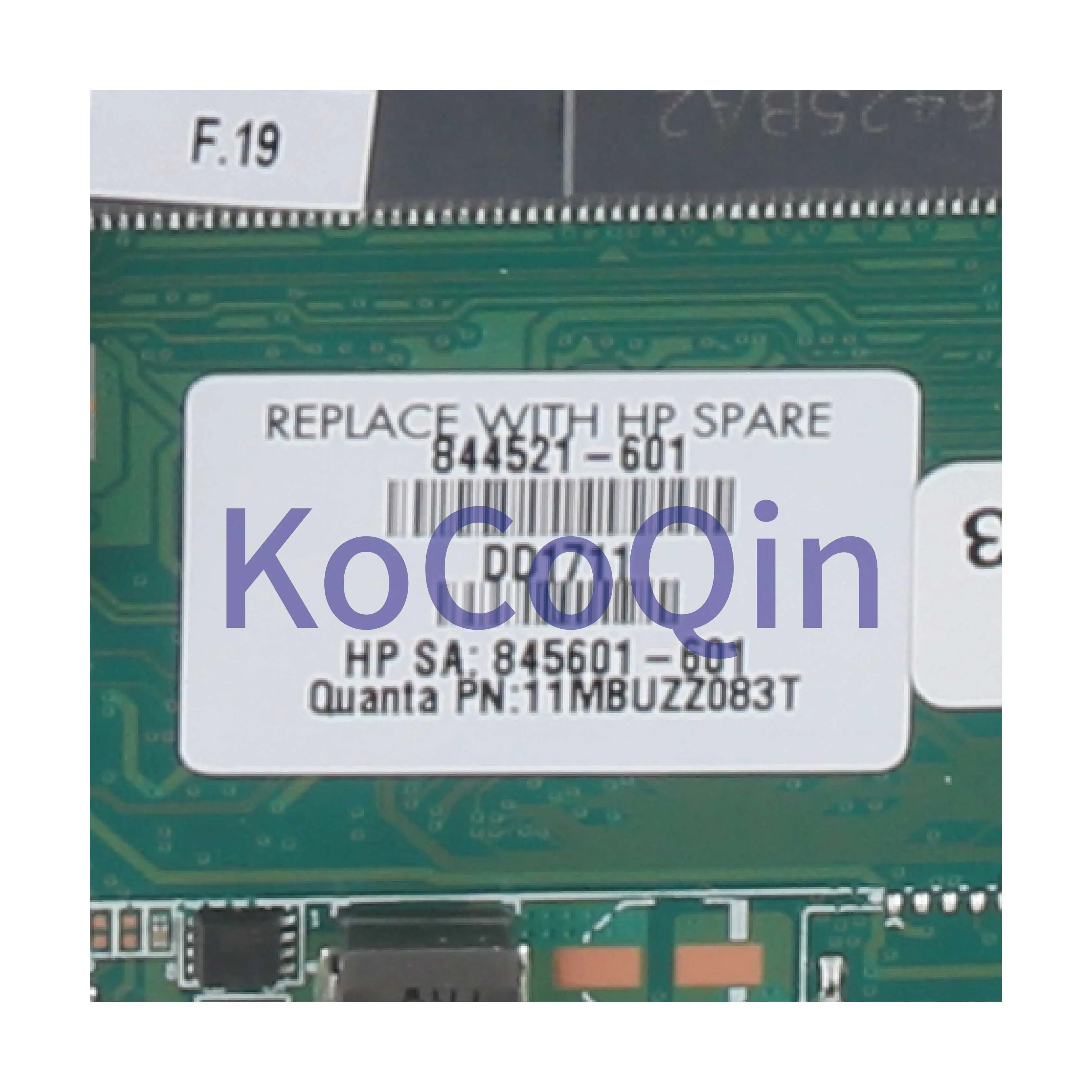 Black Friday  KoCoQin Laptop motherboard For HP 17-G 17T-G 17-AB Mainboard 844521-001 844521-601 DA0X21MB6D0 AMD 