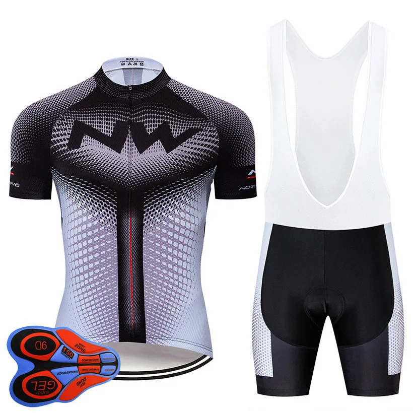 

pro team Cycling Jersey Bicycle Wear 9D Gel Pad Ropa Ciclismo Rock Bicycle MTB Bike Clothing Cycling Clothes white top jersey