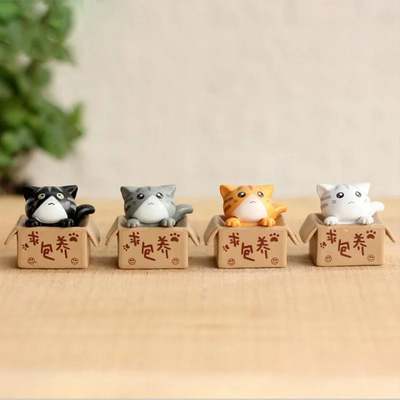 Cat-inside-box-Miniature-Figurine-sculpture-statue-wedding-decoration-Cake-mini-fairy-garden-resin-craft-ornament (2)