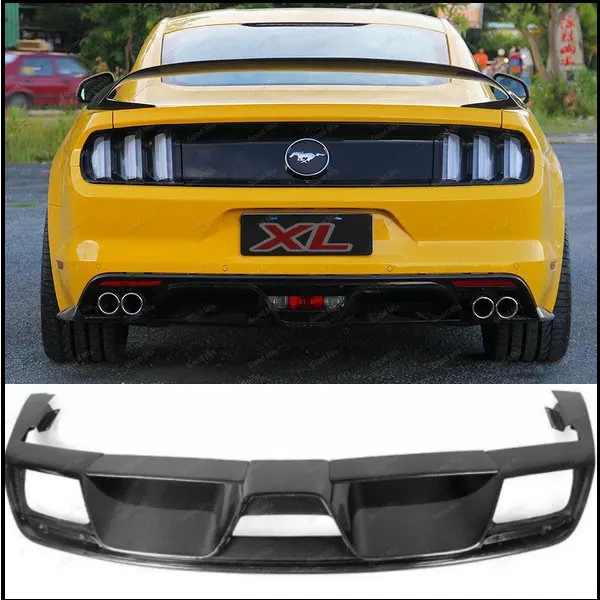 Mustang GT350R rear diffuser carbon fiber auto car bodykit body kits