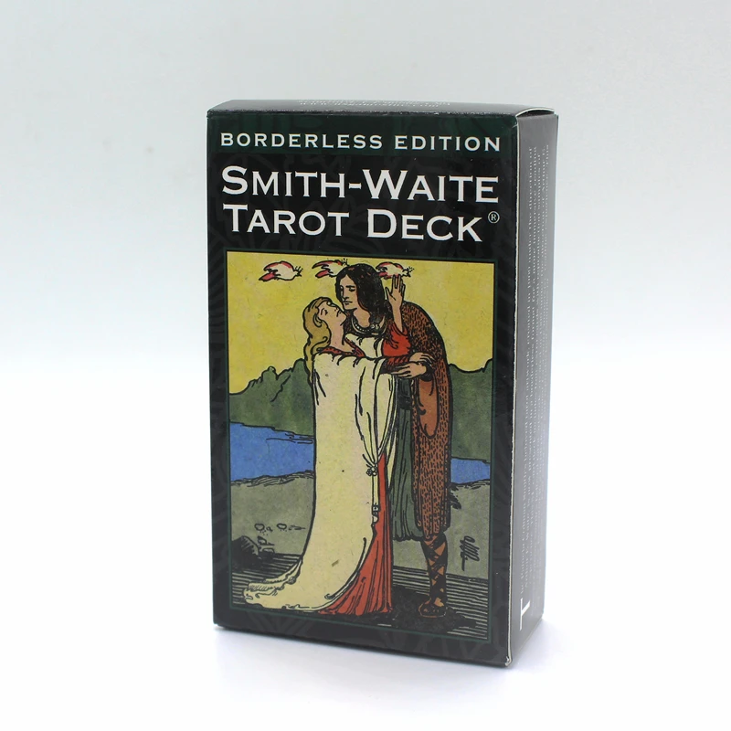 Полноценная английская версия Borderless Edition Smith Waite Tarot карточки игра с английской