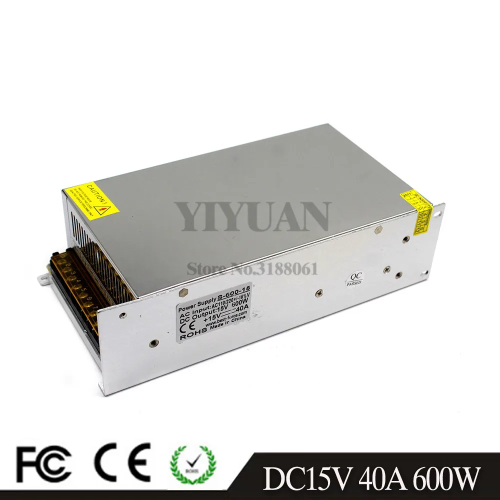 15v600w