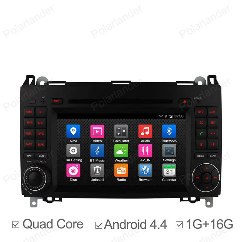 Flash Deal Android4.4 Car DVD Support DTV BT 3G WiFi GPS DAB+ TPMStouch screen Quad Core radio For Benz B200 W169 A160 Viano Vito 27