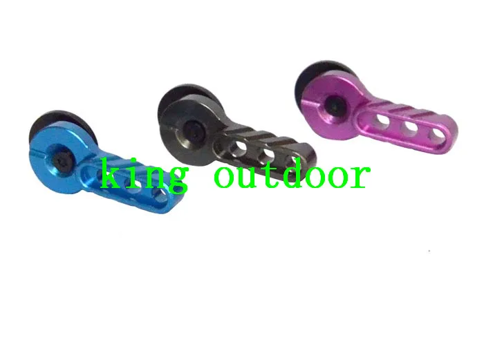 

Enhanced Safety Aluminium CNC Machined Selector Lever Selector Switch Set for Airsoft M4 AEG Colorful Black Blue Red
