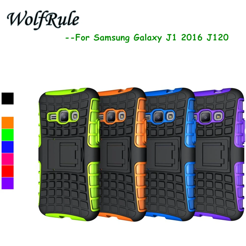 sFor case Samsung Galaxy J1 2016 Cover Shockproof TPU + PC Case For J120F &lt |