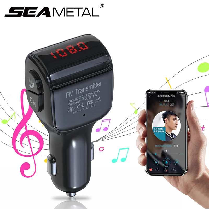 

Universal Car MP3 Player USB Bluetooth FM Transmitter Dual USB Simultaneous Charging Cars Audio Phone Handsfree Auto Accessories