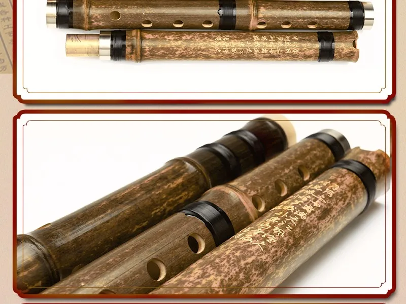 Китайская традиционная флейта Сяо ключ G ручной работы бамбук китайский 3-х секционный крепление для спортивной камеры Xiao ветро-инструмент