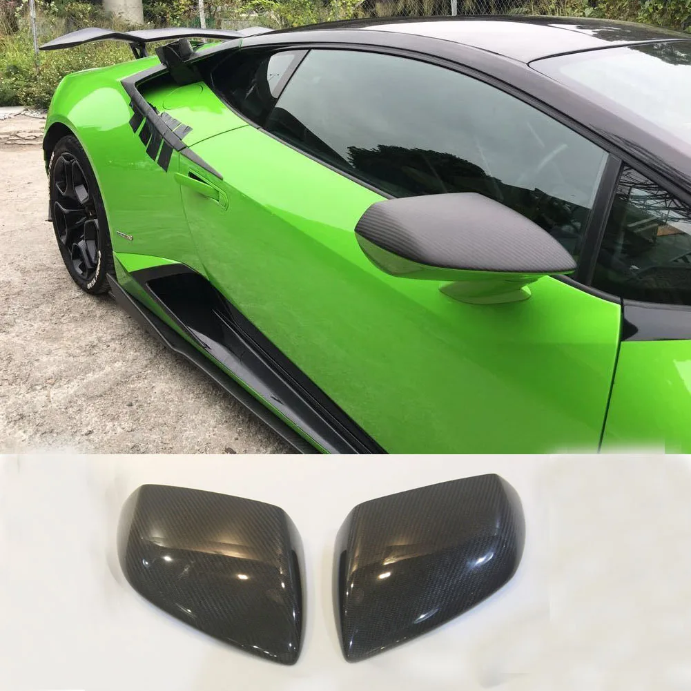 Автомобильное Зеркало в стиле D из углеродного волокна для Lamborghini Huracan LP600 LP610 2014-2017
