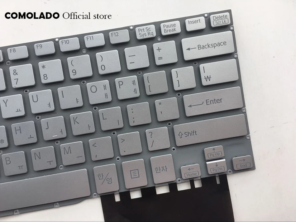 KR Korean keyboard For Sony for VAIO Fit 13 13A 13N SVF13 SVF13A SVF13N silver layout keyboard KR Layout (2)