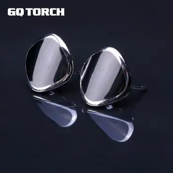 

925 Silver Earrings Studs Unique Clip Design Inlaid Black Onyx Natural Stone Woman Earrings Boucle D'oreille Femme 2017