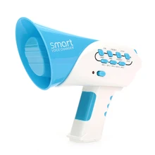 Забавный мини-рожок для девочек и мальчиков, подарки для изменения голоса 7 Voices 5, музыкальный голосовой чейнджер, робот, образовательный гаджет, многоцветная опция