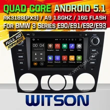 WITSON Android 5.1 Quad Core CAR DVD palyer for BMW 3 Series E90 E91 E92 E93 RADIO+1024X600 HD+DVR/WIFI/3G+DSP+RDS+16GB flash