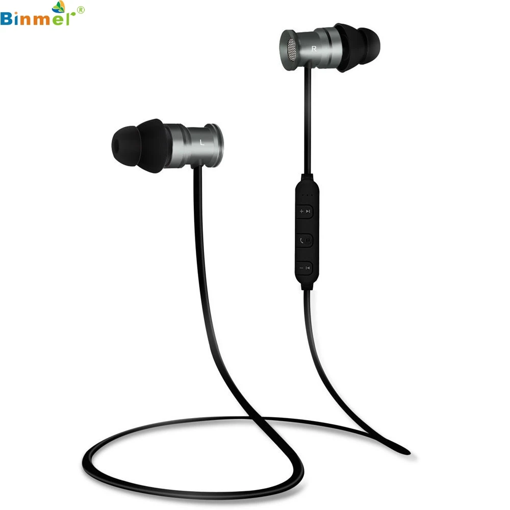 

DATA NEW ! Headphones for a mobile phone Wireless Bluetooth Magnet In-Ear Headset For iPhone for xiaomi Drop shipping mar16