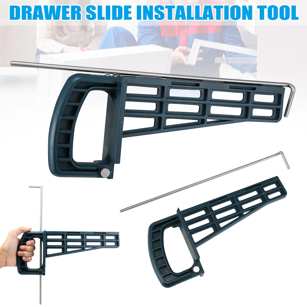 

Universal Drawer Slide Jig Mounting Guide for Cabinet Furniture Extension Cupboard Hardware TN88