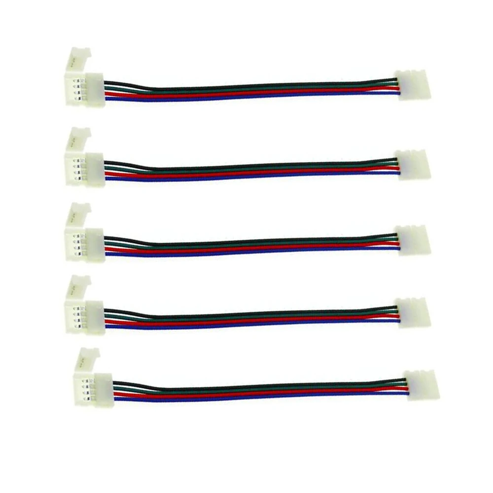 5 шт. 4pin 10 мм Led разъем PCB адаптер для RGB Светодиодные полосы света SMD5050 3528|rgb led strip