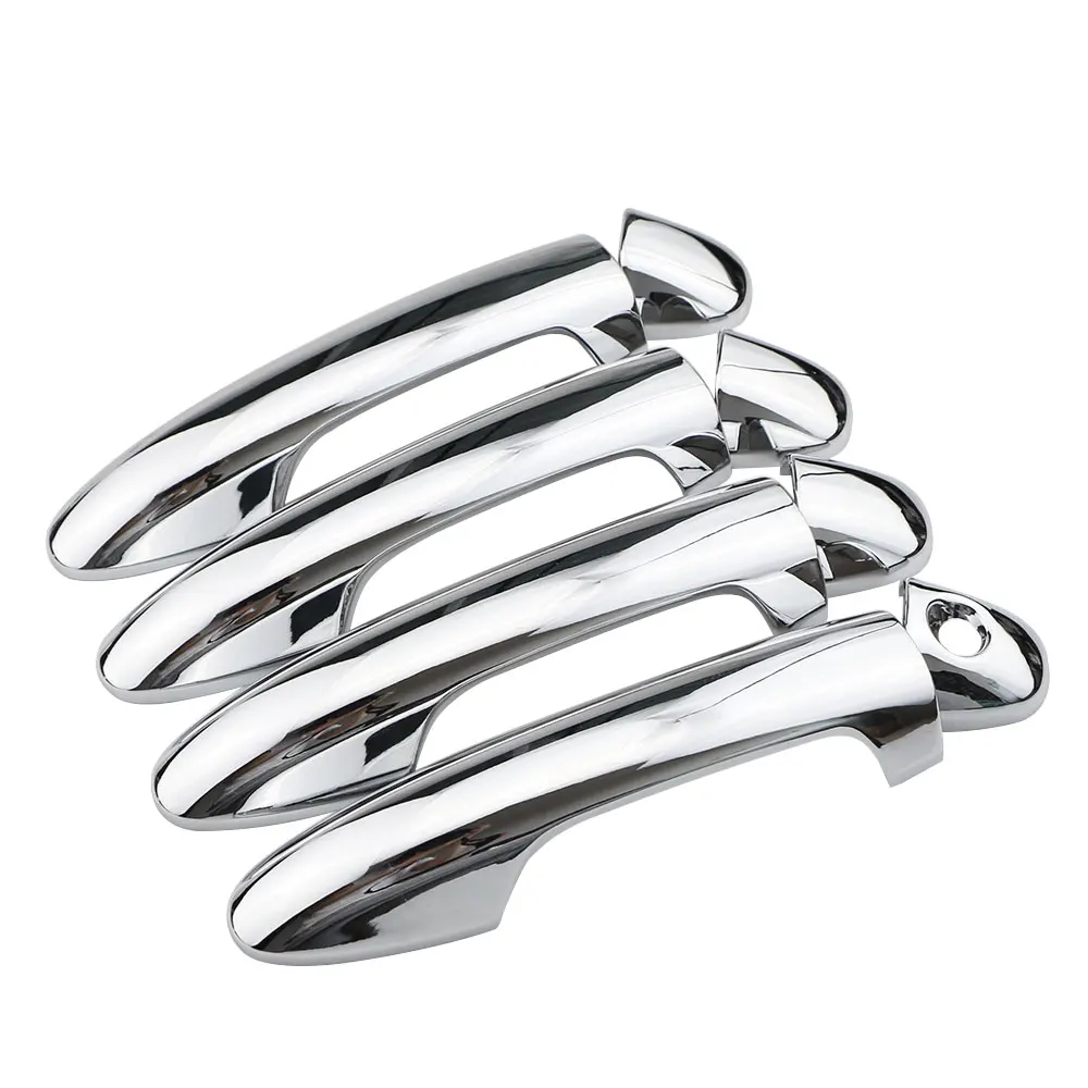 8x Chrome Door Handle Cover Trim For Toyota Corolla Camry Prius Yaris Scion New
