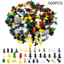

500PCS Universal Mixed Door Trim Panel Clips Fasteners Tools Auto Bumper Rivet Retainer Push Engine Cover Fender For All Cars