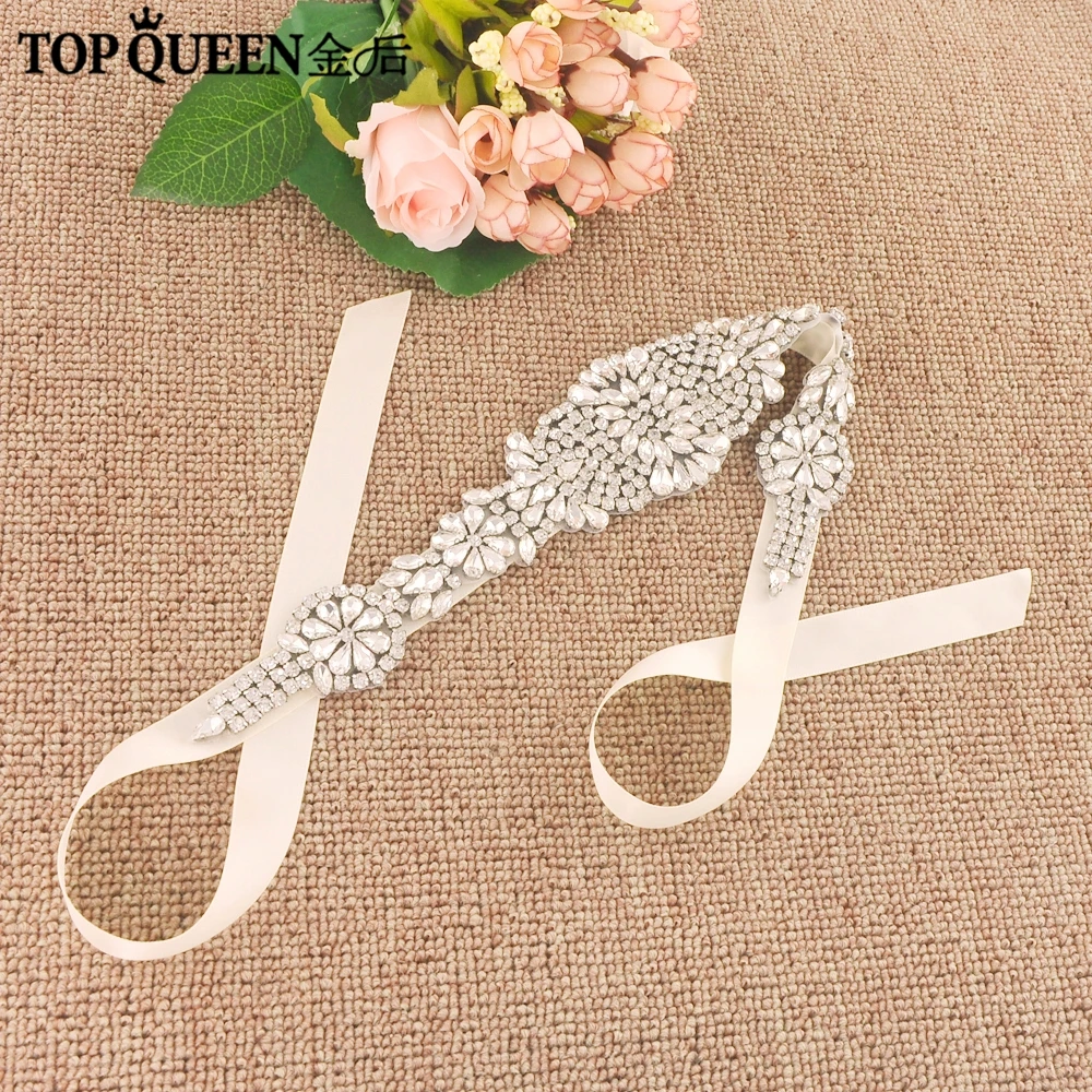TOPQUEEN H123 ручной работы свадебное украшение на голову для новобрачных тиары из страз аксессуары для волос Элегантные головной убор для женщин ювелирные изделия