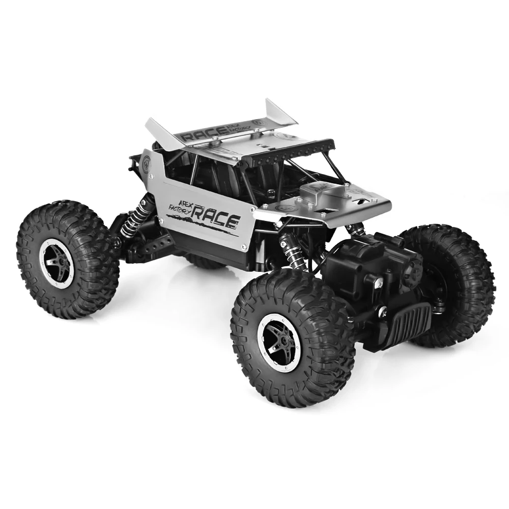 1:18 Full-Scale Simulation Alloy RC Off-Road Cars 2.4G Transmitter 4WD High Speed Climbing Rock Car Racing Vehicle Car