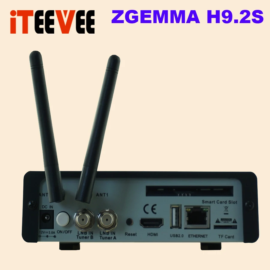 

Official Version 4K UHD Set Top Box ZGEMMA H9.2S Linux OS DVB-S2X+S2X Twin Tuners HEVC/H.265 Decoding bulit in WIFI 2pcs/lot