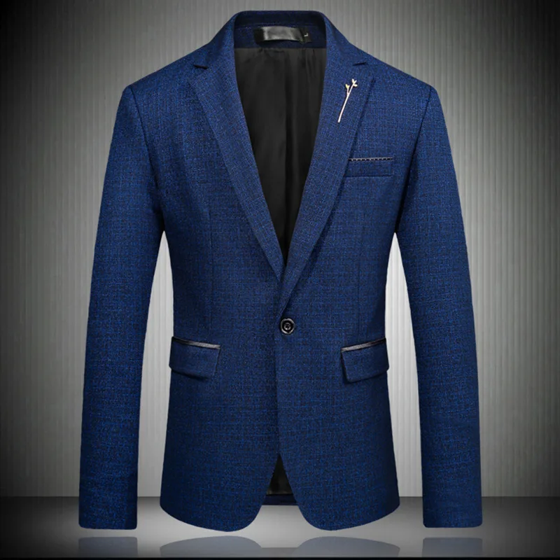 High-grade men's casual business suit jacket amazon one-button brand blazers dropshipping dance wedding top coat fashion clothes High-grade men's casual business suit jacket amazon one-button brand blazers dropshipping dance wedding top coat fashion clothes