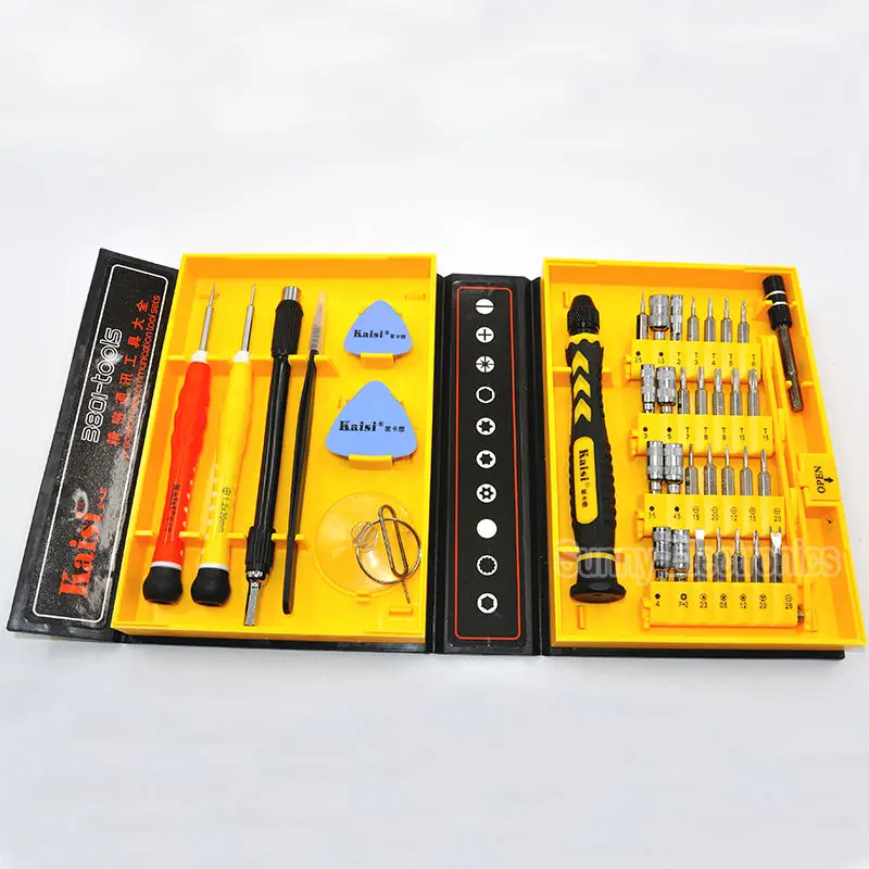 

38 in 1 Multi Repair Tool Box Magnetic Opening Tools Kit Screwdriver for Cell Phones iPhone 6 Plus 5S Notebook MP3 Laptop