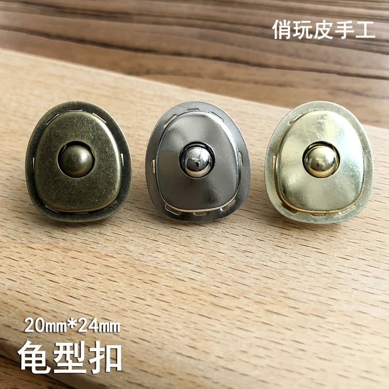 

Turtle shape Snap Button Metal Buttons Nail Rivet With Bead Decoration for Leathercraft Bag Snap Fastener Leather accessories