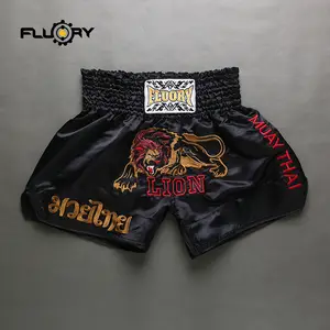 Pantalones cortos Fluory para mujer, color rosa, blanco y naranja, Muay Thai,  moda más nueva