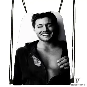 

Custom supernatural @01-Drawstring Backpack Bag Cute Daypack Kids Satchel (Black Back) 31x40cm#180611-01-30