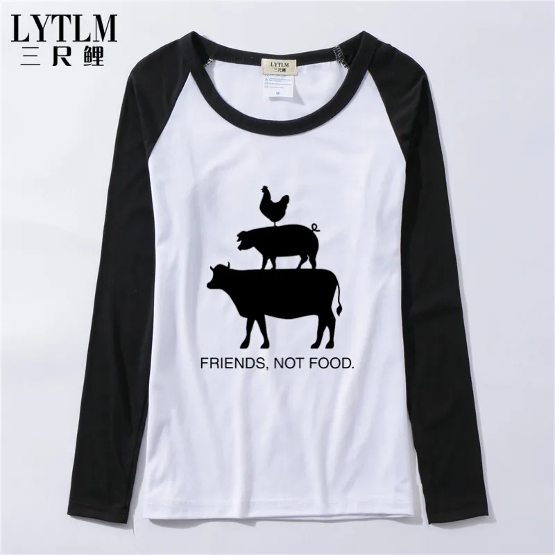 LYTLM Vegan рубашка с длинными рукавами Для женщин s Костюмы животных печати Винтаж
