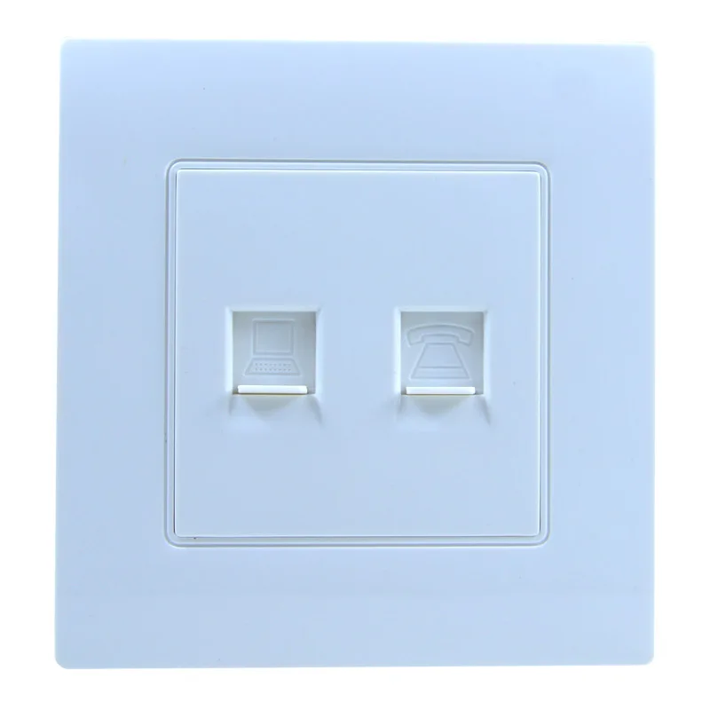 

Telephone Computer Socket Panel Wall Socket Accessory Cable Network Socket A8-DHDN