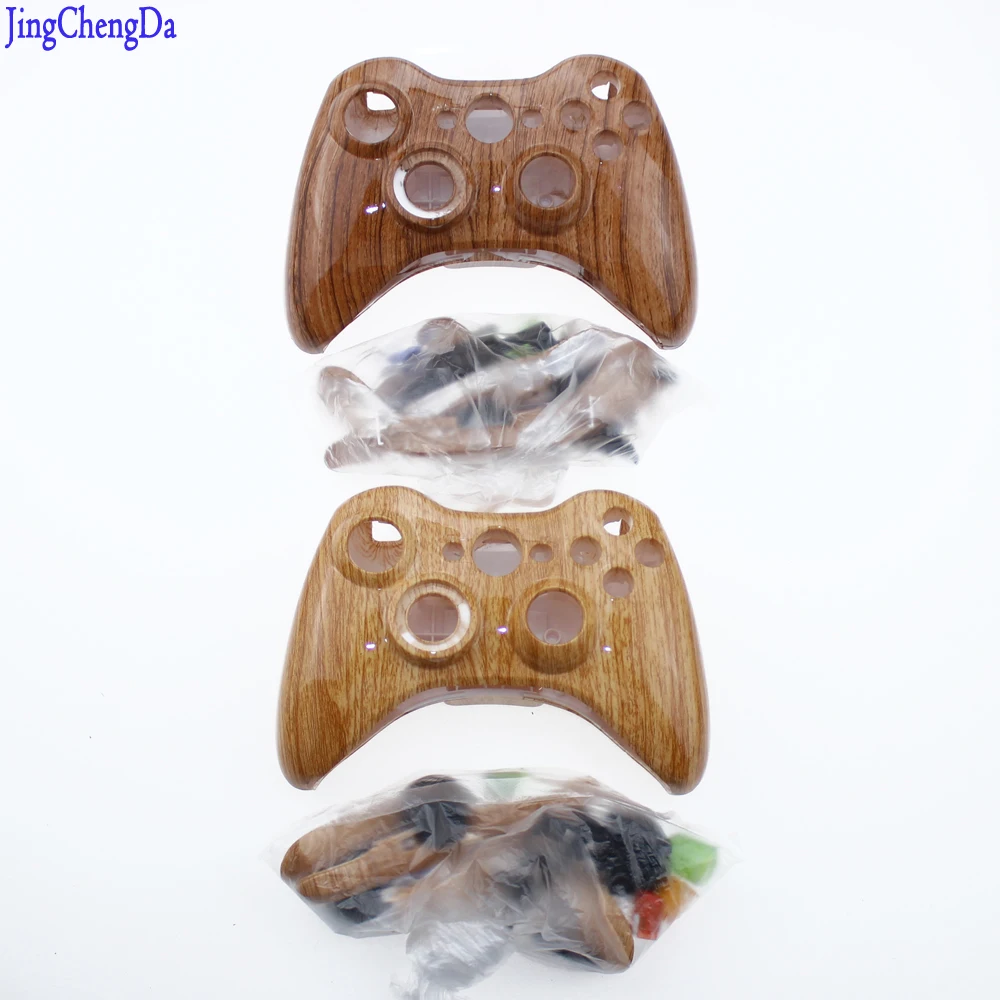 Wood grain For Xbox360 wireless controller housing shell cross button