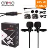 Ulanzi AriMic 6 m double tête Lavalier pince Microphone pour la Lecture ou l'entretien pour Smartphone téléphone Mobile et tablettes ► Photo 1/6