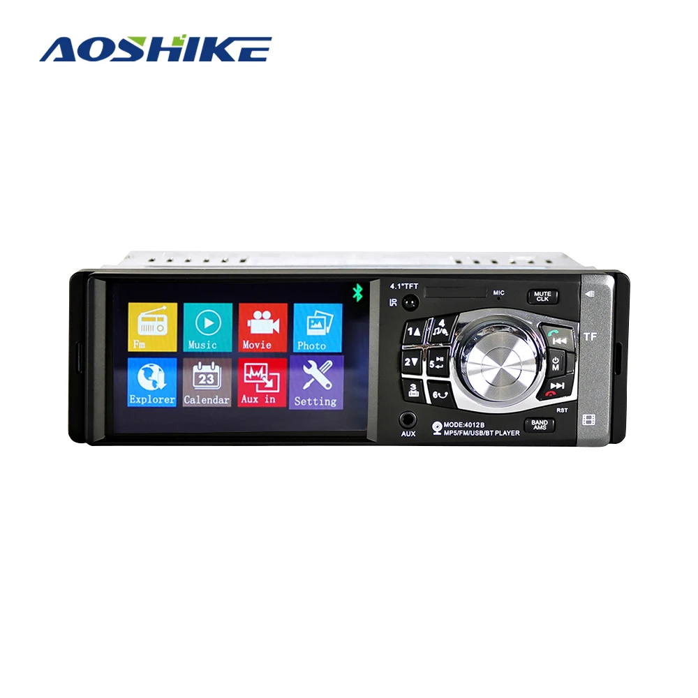 AOSHIKE 4 1 дюйма Автомобильный Bluetooth MP4 плеер u диск карта машина с рулевым колесом