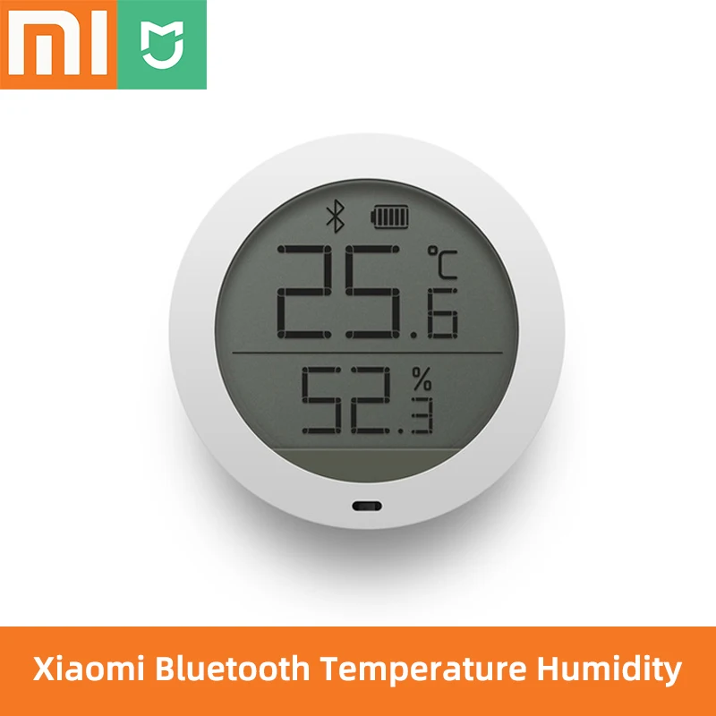 

Xiaomi Mijia Bluetooth Hygrothermograph LCD Screen High Sensitive Hygrometer Thermometer Smart Home Temperature Humidity Sensor
