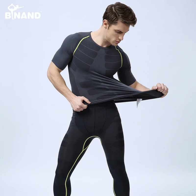 

Men's Waist Training T shirt Mens Bodysuit Slimming Underwear Corsets Body Shaper Quick-dry Sports Compression Shirts