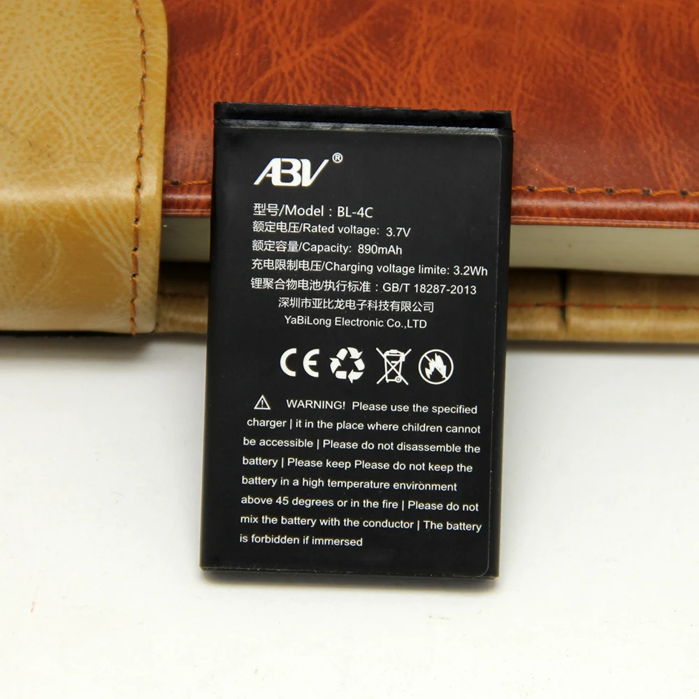 Оригинальный бренд ABV акумуляторная батарея BL 4C bl 4c мобильного телефона Батарея