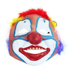 Забавный мягкие резиновые Клоун Маска для Хэллоуина Косплэй вечерние карнавал-маскарад