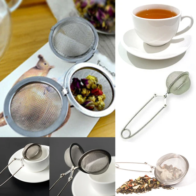 Stainless Steel Tea Bag Squeezer Infuser Filter Strainer Steep Brew Stainless Steel Tea Bag Squeezer Infuser Filter Strainer Steep Brew Herbal E Ad