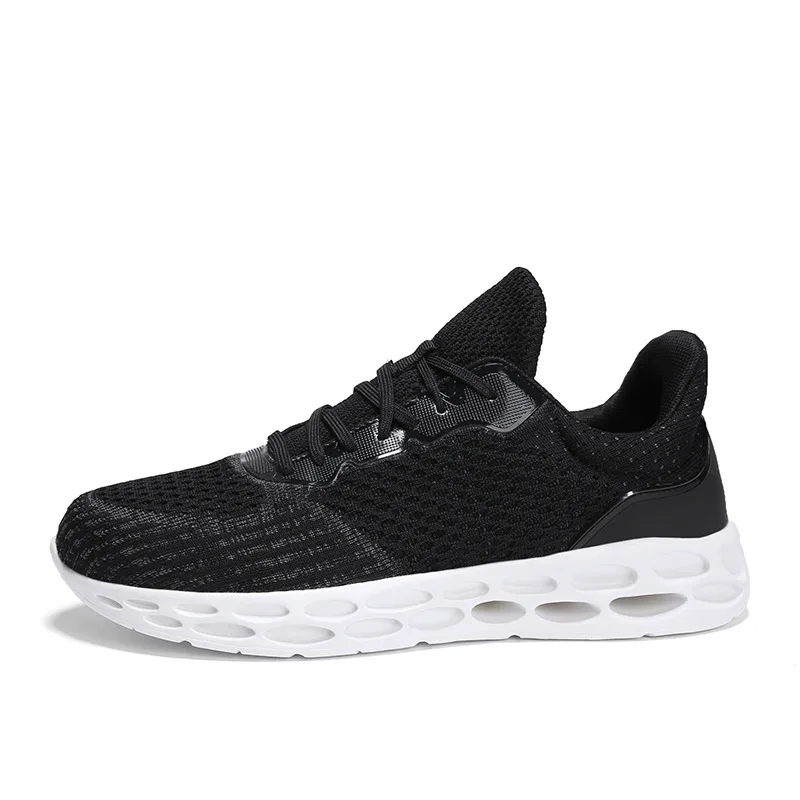 

Spring Men's Shoes Flying Weaving Running Shoes Large-size Mesh Fabric Fashionable, Air-permeable, Light and Leisure SportsShoes