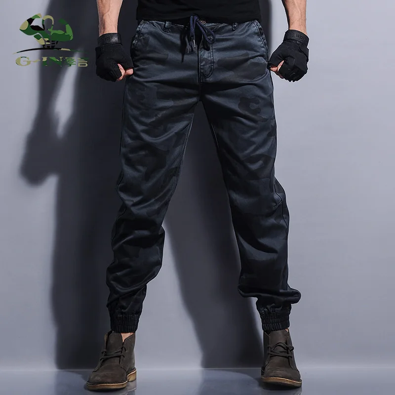 mens cargo camo joggers
