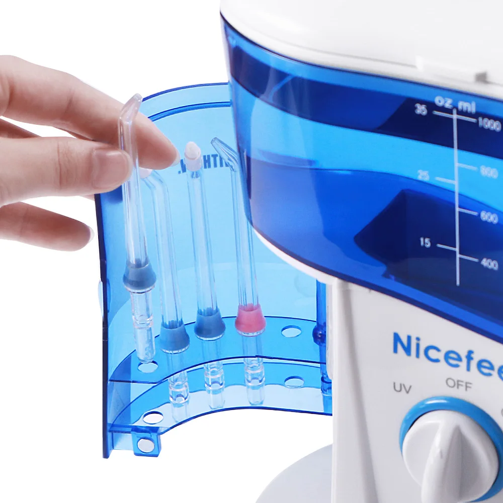  Nicefeel 1000ML Water Flosser Dental Oral Irrigator Dental Spa Unit Professional Floss Oral Irrigat