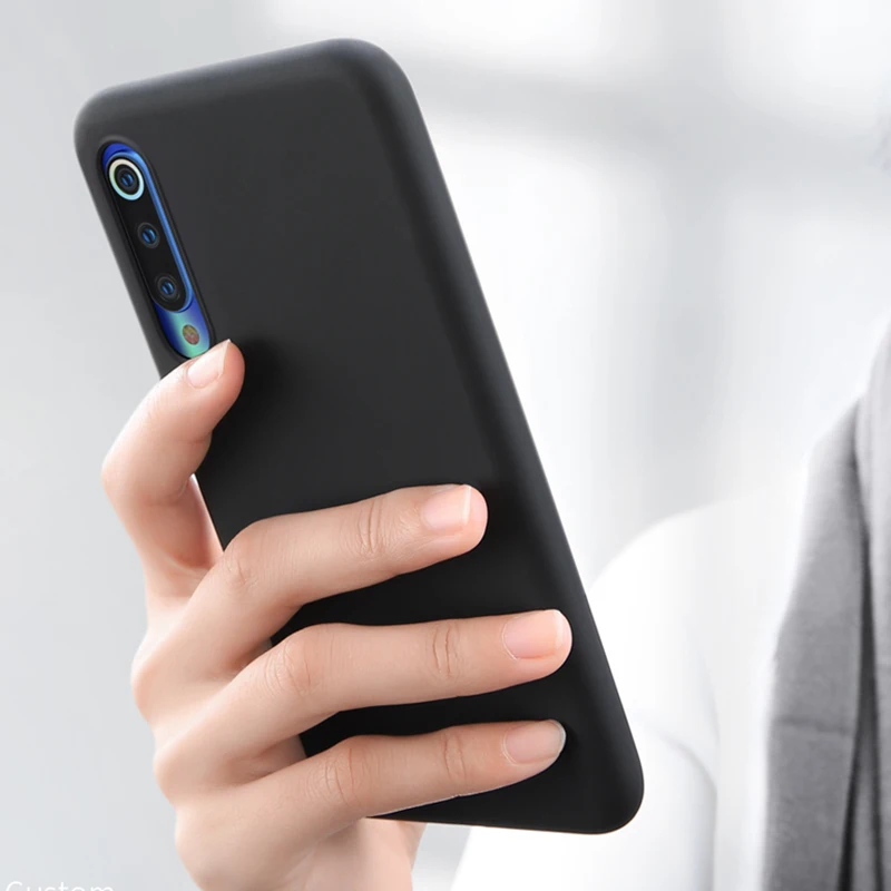 

For Samsung Galaxy A50 Case Liquid Silicone Cover Soft Rubber Phone Case On For Galaxy A 50 70 A70 Cover Shockproof Flex Bumper